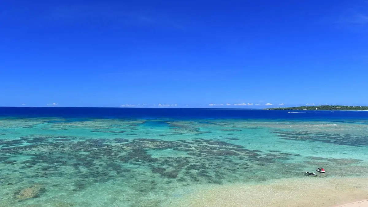 美ら海 On The Beach 本部附近的海景